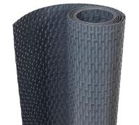 vidaXL Paravento da Balcone Antracite 1000x90 cm in Polyrattan, schermo da balcone, schermo privacy