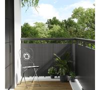 vidaXL Paravento da Balcone Antracite 300x100 cm in Polyrattan