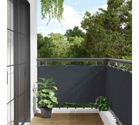 vidaXL Paravento da Giardino Antracite 500x120 cm in PVC, Rotolo di Recinzione, Striscia di Recinzione, Recinzione da Balcone, Schermo di Recinzione