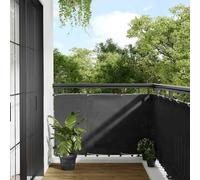 vidaXL Paravento da Balcone Antracite 90x700 cm 100% Poliestere Oxford