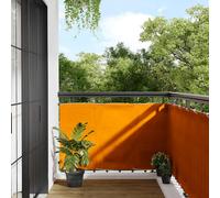 vidaXL Paravento da Balcone Arancione 90x800 cm 100% Poliestere Oxford