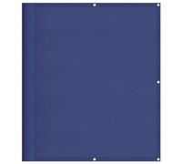 vidaXL Paravento da Balcone Blu 120x800 cm 100% Poliestere Oxford
