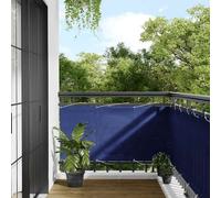 vidaXL Paravento da Balcone Blu 75x700 cm 100% Poliestere Oxford