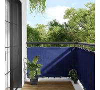 Paravento da Balcone Blu 90x1000 cm 100% Poliestere Oxford