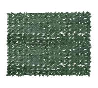 vidaXL Paravento da Balcone con Foglie Verde Scuro 200x150 cm