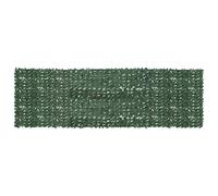 vidaXL Paravento da Balcone con Foglie Verde Scuro 500x150 cm