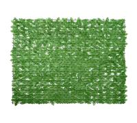 vidaXL Paravento da Balcone con Foglie Verdi 200x150 cm