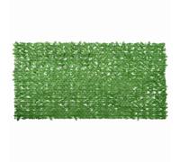 vidaXL Paravento da Balcone con Foglie Verdi 300x150 cm
