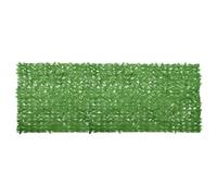 vidaXL Paravento da Balcone con Foglie Verdi 400x150 cm