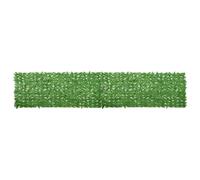 vidaXL Paravento da Balcone con Foglie Verdi 500x100 cm