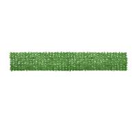 vidaXL Paravento da Balcone con Foglie Verdi 500x75 cm