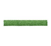 vidaXL Paravento da Balcone con Foglie Verdi 600x75 cm
