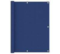 vidaXL Paravento da Balcone Tenda Schermo Protezione UV Sole Pioggia Frangivento Parasole Impermeabile Blu 120x300 cm in Tessuto Oxford