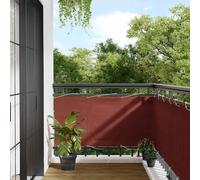 vidaXL Paravento da Balcone Terracotta 75x800cm 100% Poliestere Oxford