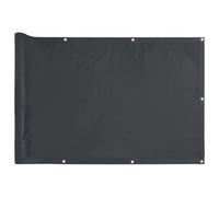 vidaXL Paravento da Giardino Antracite 400x90 cm in PVC, Rotolo di Recinzione, Striscia di Recinzione, Recinzione da Balcone, Schermo di Recinzione