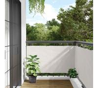 vidaXL Paravento da Giardino Bianco 500x120 cm in PVC, Rotolo di Recinzione, Striscia di Recinzione, Recinzione da Balcone, Schermo di Recinzione