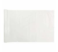 vidaXL Paravento da Giardino Bianco 500x75 cm in PVC, rotolo di recinzione, striscia di recinzione, recinzione da balcone, schermo di recinzione