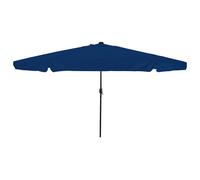 vidaXL Ombrellone Grande e Rotondo Azzurro con Braccioli Regolabili e Tettuccio Rimovibile Resistente ai Raggi UV per Ombrelloni da Sole e Ombra da Sole Balcone Moderno Spiaggia