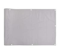 vidaXL Paravento da Giardino Grigio 1000x120 cm in PVC, Rotolo di Recinzione, Striscia di Recinzione, Recinzione da Balcone, Schermo di Recinzione