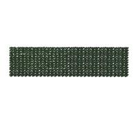 vidaXL Paravento per balcone con foglie verde scuro, 400 x 100 cm, edera artificiale, protezione per la privacy, decorazione moderna per balcone, divisorio da giardino EasyToClean, resistente alle