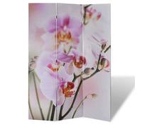 vidaXL Paravento Pieghevole 120x170 cm con Stampa Fiore
