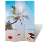 vidaXL - Paravento Pieghevole 120x170cm con Stampa Spiaggia