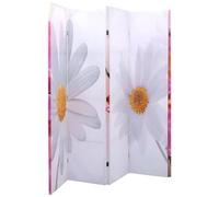 vidaXL - Paravento Pieghevole 200x170 cm con Stampa Fiore