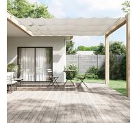 vidaXL Paravento Verticale Bianco 100x1000 cm Tessuto Oxford