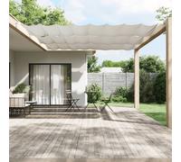 vidaXL Paravento Verticale Bianco 180x800 cm Tessuto Oxford