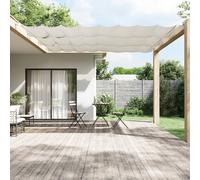 vidaXL Paravento Verticale Bianco 60x1000 cm Tessuto Oxford