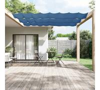 vidaXL Paravento Verticale Blu 180x1200 cm in Tessuto Oxford