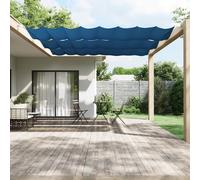 vidaXL Paravento Verticale Blu 180x800 cm in Tessuto Oxford