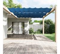 vidaXL Paravento Verticale Blu 200x420 cm in Tessuto Oxford