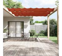 vidaXL Paravento Verticale Terracotta 140x800 cm in Tessuto Oxford
