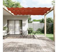 vidaXL Paravento Verticale Terracotta 60x1000 cm in Tessuto Oxford