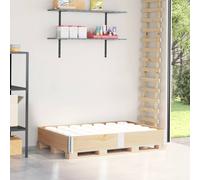 vidaXL Paretale per Pallet 150x100 cm in Legno Massello di Pino