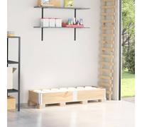 vidaXL Paretale per Pallet 150x50 cm in Legno Massello di Pino