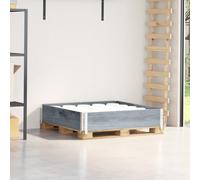 vidaXL Paretale per Pallet Grigio 100x100 cm in Legno Massello di Pino