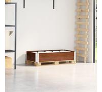 vidaXL Paretale per Pallet Marrone 100x50cm in Legno Massello di Pino