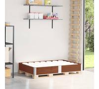 vidaXL Paretale per Pallet Marrone 150x100cm in Legno Massello di Pino