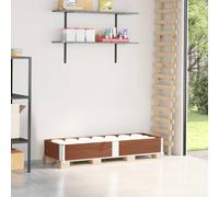 vidaXL Paretale per Pallet Marrone 150x50cm in Legno Massello di Pino