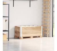 vidaXL Paretali per Pallet 2 pz 100x50 cm in Legno Massello di Pino