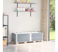 vidaXL Paretali per Pallet 2pz Grigi 150x50cm Legno Massello di Pino