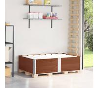 vidaXL Paretali per Pallet 2pz Marroni 150x100cm Legno Massello Pino