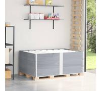 vidaXL Paretali per Pallet 3pz Grigi 150x100cm Legno Massello di Pino