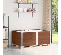 vidaXL Paretali per Pallet 3pz Marroni 150x100cm Legno Massello Pino
