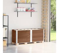 vidaXL Paretali per Pallet 3pz Marroni 150x50cm Legno Massello di Pino