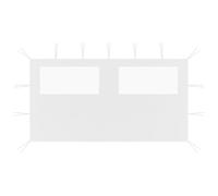 AX Ricambio Laterale Finestre Gazebo 4x2m Bianco Senza Telaio Tenda News 3070424