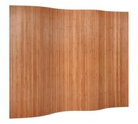 vidaXL Divisorio Ambienti Marrone 165x250 cm in bambù, divisorio per Ambienti, divisorio da Ufficio, divisorio per Camera da Letto, Schermo Privacy