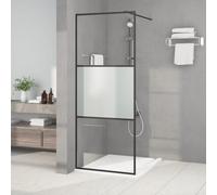 vidaXL Parete Doccia Walk in 80x195 cm Vetro Semi Smerigliato ESG